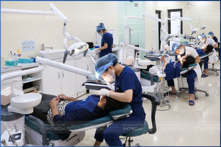 Bảng giá niềng răng mắc cài mặt trong tại Hà Nội mới nhất 5 nha khoa nieng rang lac viet intech